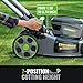 NovorikX Electric Lawn Mower, Self-Propelled Lawn Mower Cordless (60V 21”), 65 Min Long Runtime with 5.0Ah Battery, Rapid Charger and LED Headlight