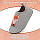 VOLHAL Hausschuhe Kinder Junge Mädchen Leichte Rutschfeste Indoor Pantoffeln Weich barfuss für Lauflernschuhe Kindergarten Slippers, Grau 24 EU