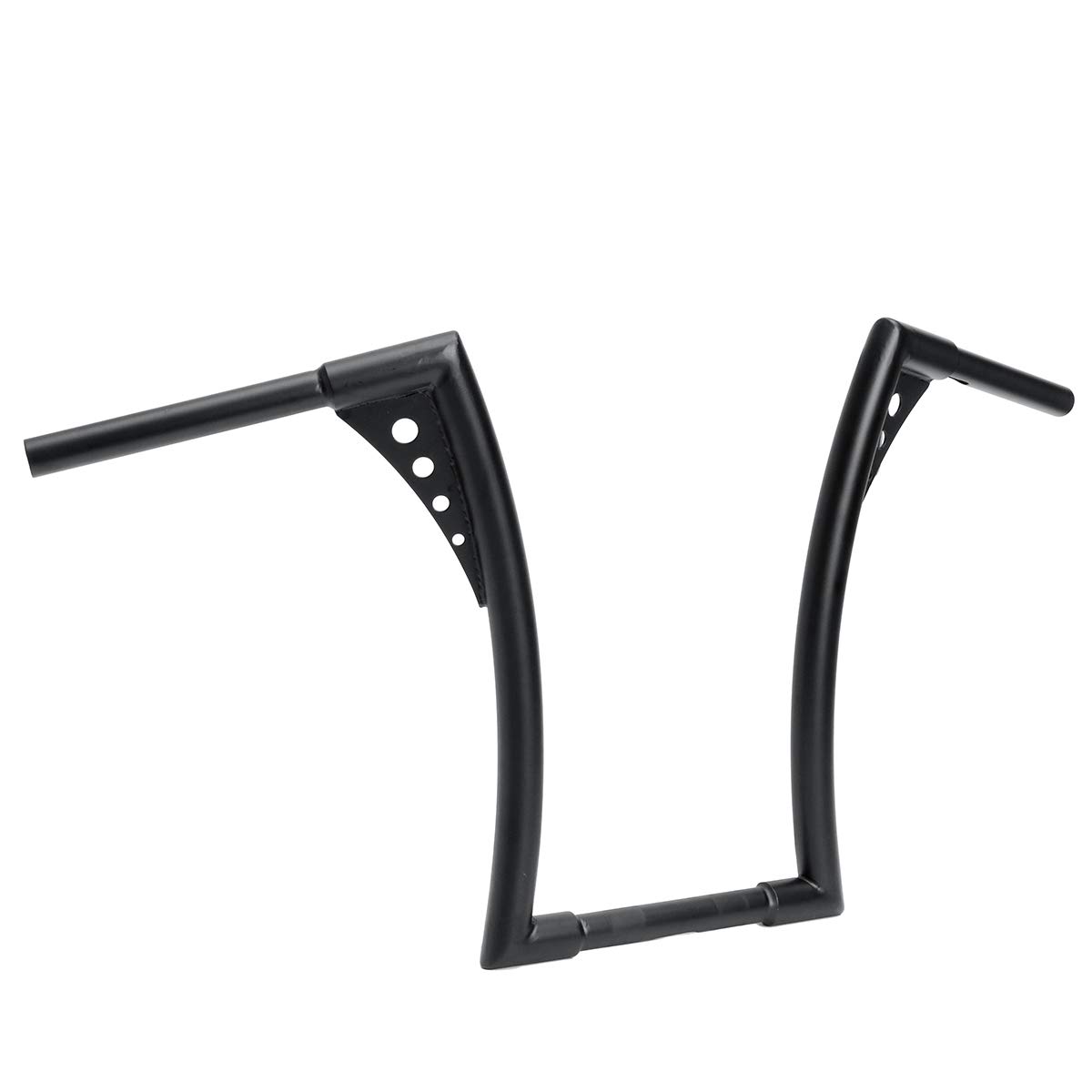 YONGYAO Manubrio Bici da 16" Rise Ape da 1-1/4" Nero per FLST FXST XL