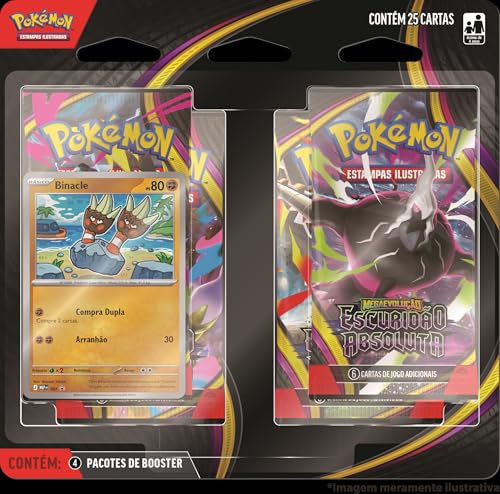 Pokémon TCG: Mega Evolução - Escuridão Absoluta - 4-Pack Blister