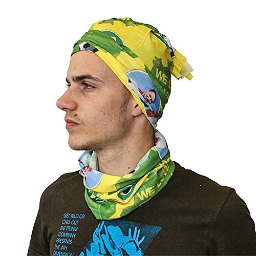 Multifunktionstuch mit eigenem Foto und Text Spruch selbst gestalten, personalisieren und bedrucken Bandana Halstuch Schlauchtuch Buff Schlauchschal Headband Funktionsstirnband Stirnband