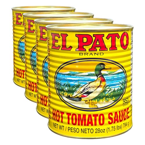 El Pato Hot Tomato Sauce, 27 oz (Pack of 4) image 4