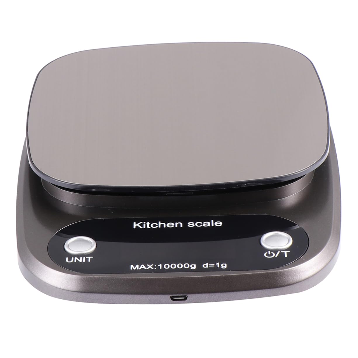 PRETYZOOM Balance Cuisine Numérique en Acier Inoxydable, Précision 10 Kg/1 G, Légère, Cuisine et Bijoux