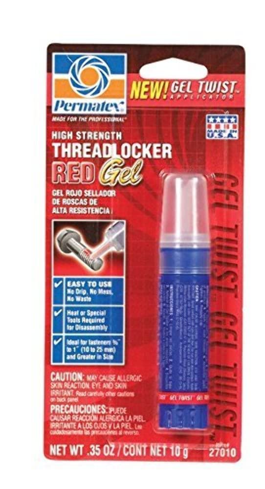 Permatex Threadlocker Red Gel 10 Gram Automotive