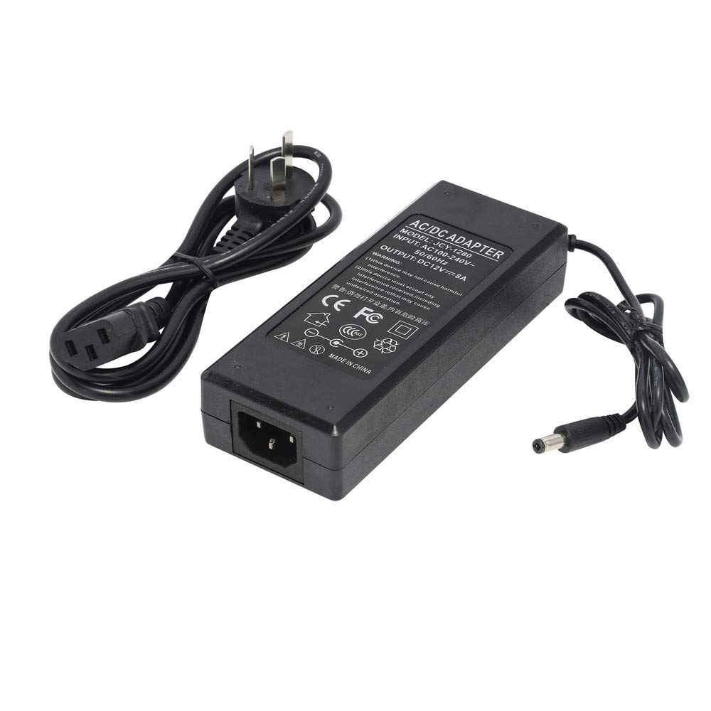 AC to DC Power Supply Adapter 12V 8A 96W