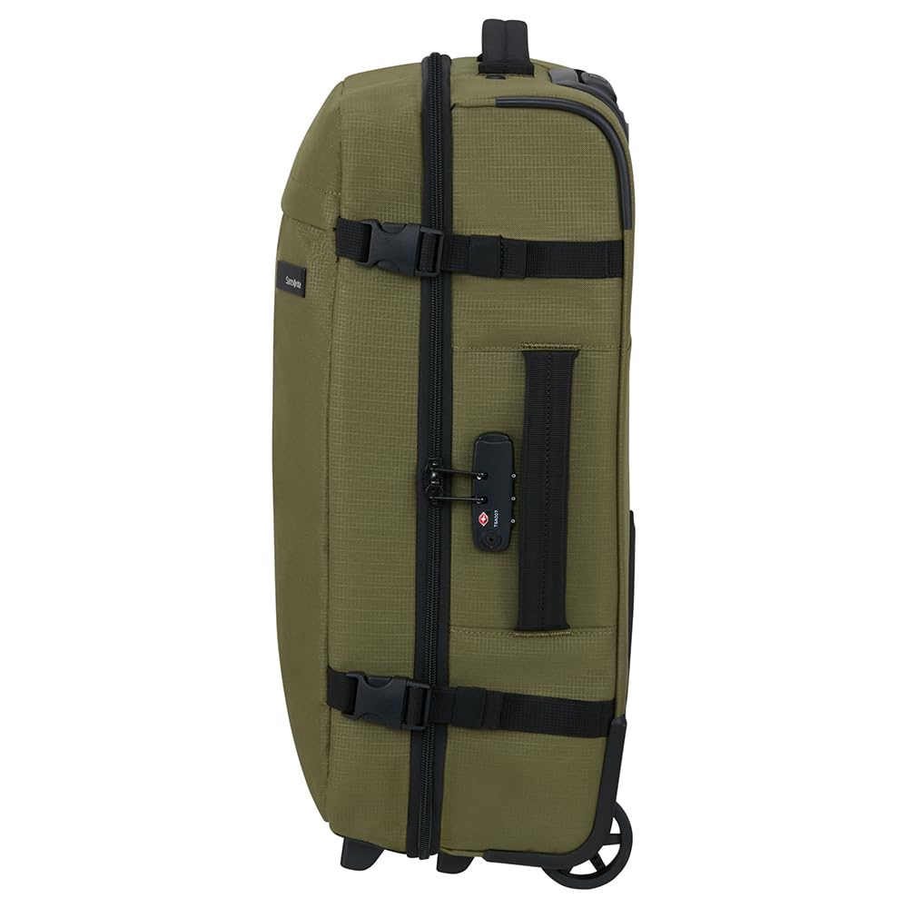 Samsonite Roader - Bolsa de Viaje con Ruedas Pequeña, Equipaje de Mano 55 cm, Trolley Cabina, Ideal para Viajes & Escapadas, 2.20 KG - 39.5 L - Verde (Olive)