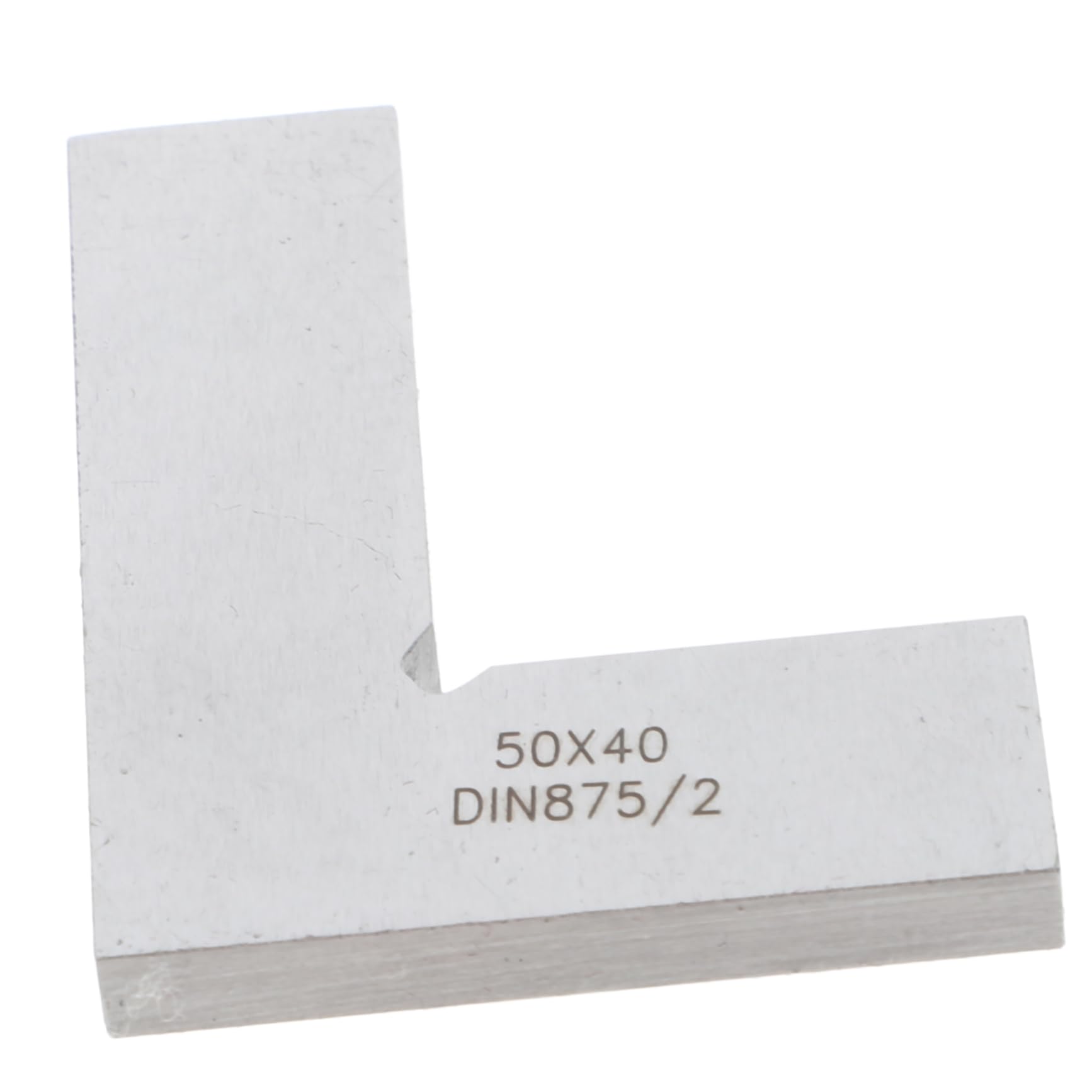 DOITOOL Universal Metal Protractor 50x40mm Flat Angle Ruler Caliper for Construction Engineering Projects