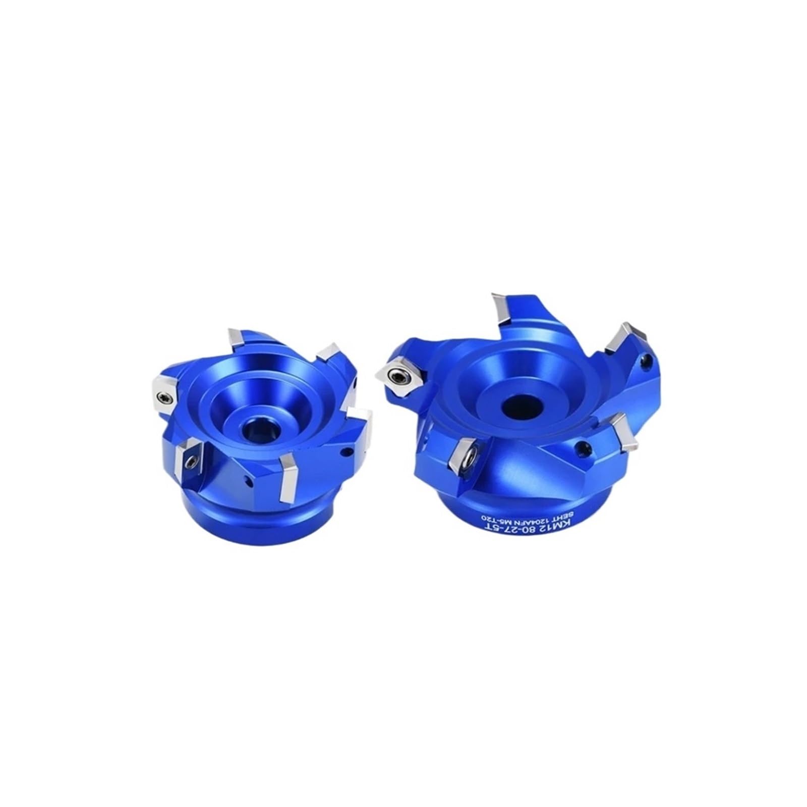 45° KM12 Face Mill Cutter, High Gloss Fast Feed Milling Tool for SEHT1204 Inserts(KM12-100-32-6T)