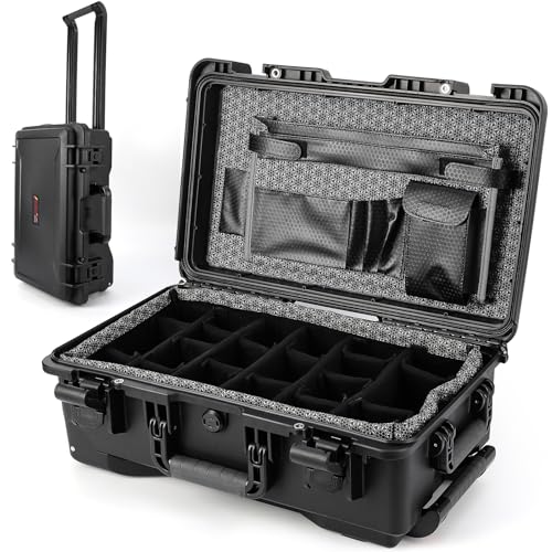 Heavy Duty Waterproof Camera Case with Dividers