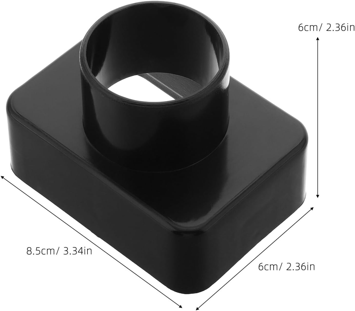 4pcs Car Air Conditioning Hose Connector Adapter Kit Plastic Air Vent Outlet Duct Fitting for Automotive Heater Ventilation System Compatible Vehicle Ac