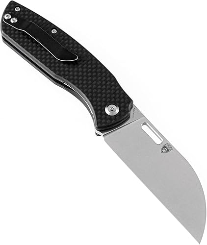 Miniatura 2 de KANSEPT Cuchillo plegable de bolsillo convicto EDC Cuchillo plegable para acampar 3.3 '' Negro lavado a la piedra 60.6 in Material Cuchillo plegable