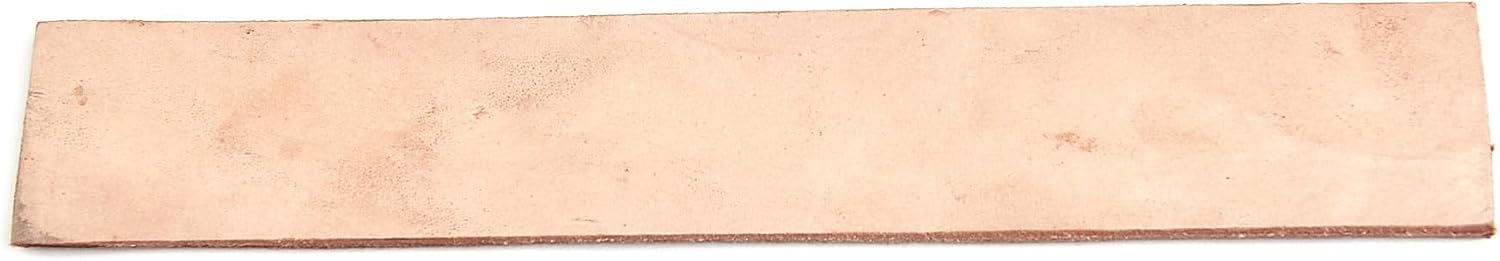 Professional Leather Knife Strop – 12″ x 2″ Genuine Brown Leather Sharpening Belt – Fine Grit for Razors, Chef’s Knives, Straight Razors, Blades & Tools