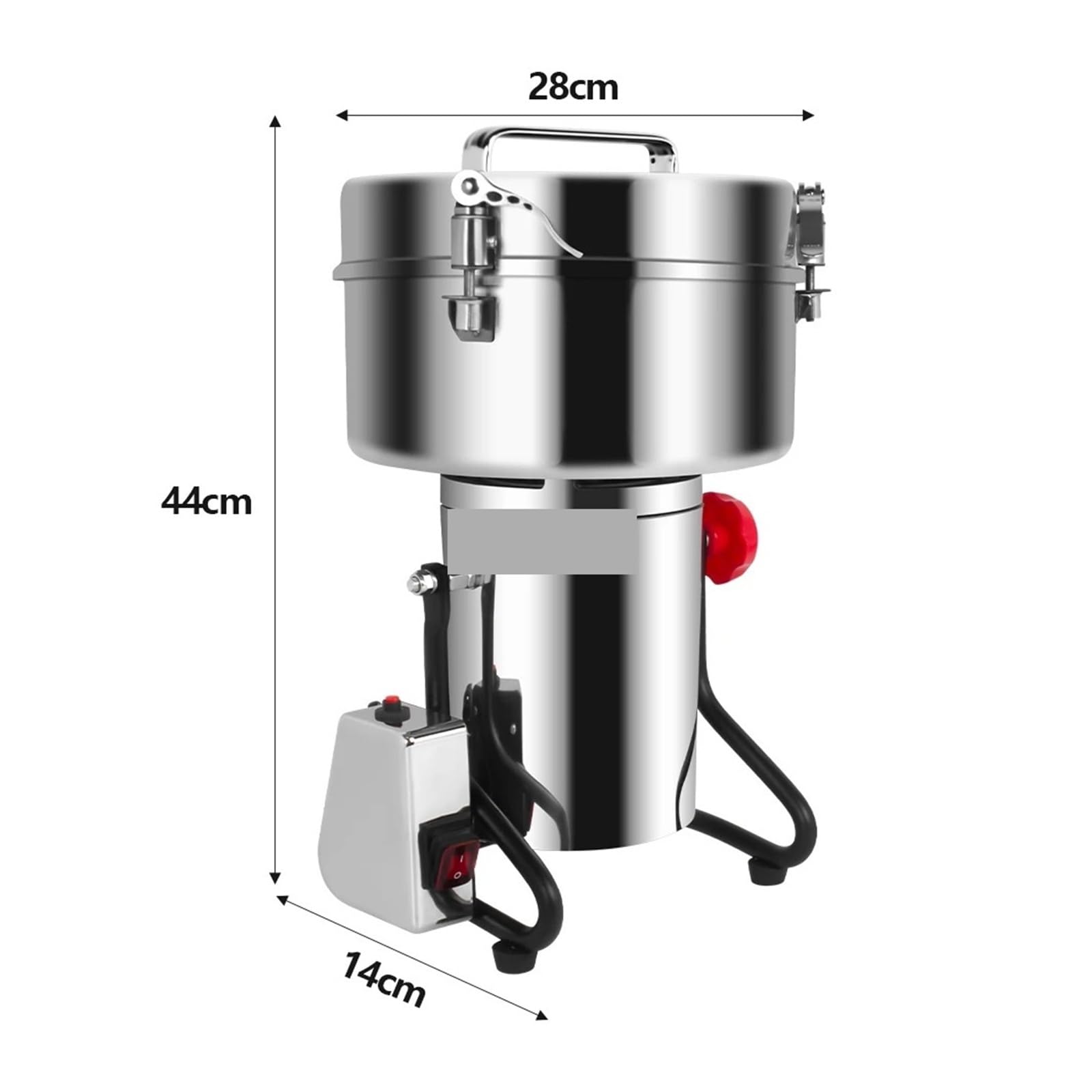 Smerigliatrice elettrica, Macchina elettrica for la frantumazione di cereali ad alta capacità con macinatore for polvere ultrafine da 4500 g