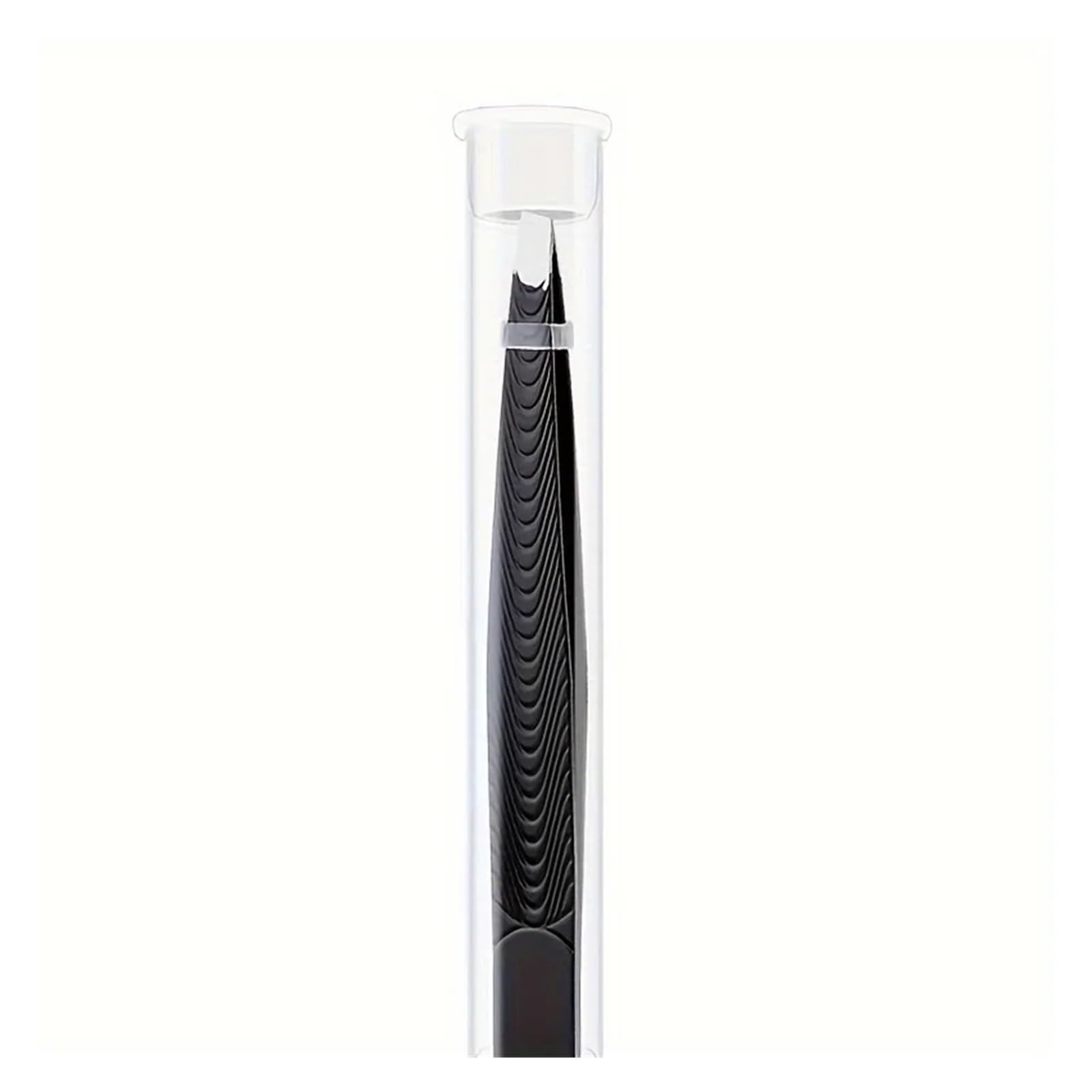 Zgxnyi Women's Black Eyebrow Tweezers 1Pcs Eyebrows Tweezers Trimmer Beard Eyelash Brow Hair Removal For Face Makeup Tool Man Or (Black)