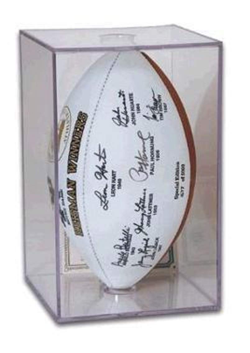 Econosafe Acrylic Football Display Case Cube Holder