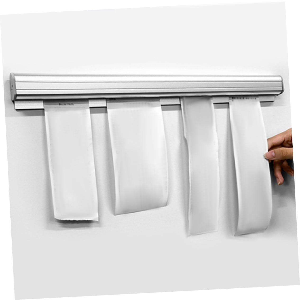 iplusmile 2stücke Teiliges Aluminium-küchenbestellhalter Wandmontierter Clip Für Gastronomie Für Restaurants Cafés Und Bars -Display-Rail Ohne Lochbohren