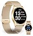 Produktbild XCOAST JOLI XC PRO Smartwatch für Damen in Gold  Elegantes Design, AMOLED Touchscreen, Fitness- und Gesundheitstracking, Kompatibel mit iOS & Android, Personalisierbares Zifferblatt