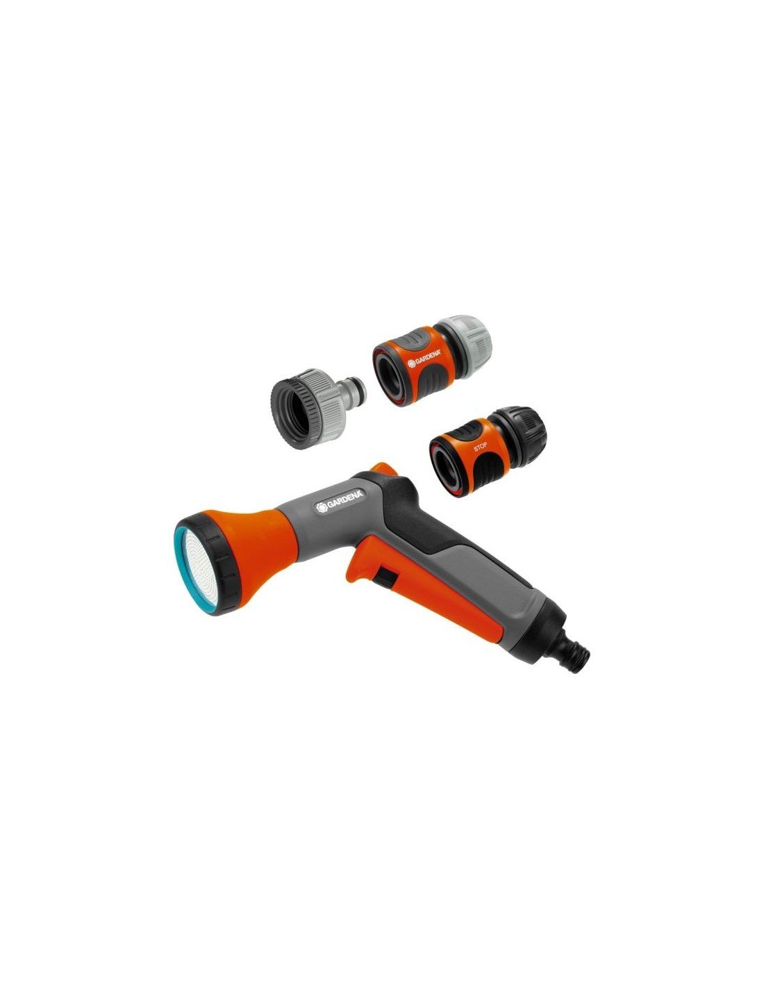 Pistolet arrosoir multijet + raccord aquastop 50 ans GARDENA 18299-35