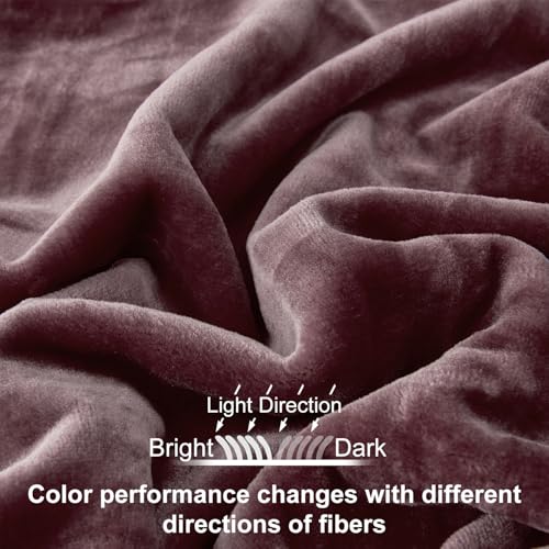 Image of JYK Fleece Plush Blanket - 4.4 LB, 1 Ply Lightweight Korean Style Mink Blanket, King 85 inch x 95 inch - Super Soft, Warm & Cozy, Microfiber Bed Blanket for All Seasons, Brown