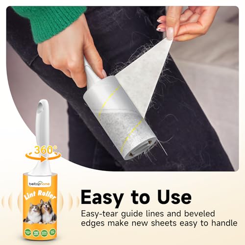 Image of 600 Sheets Extra Sticky Lint Roller for Pet Hair