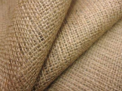 ELYSIAN Hessian Cloth/Burlap Pure Jute Canvas Fabric Yarn Cloth Roll for Craft Furnishing DIY Crafts Home Decor Natural-20 Meter