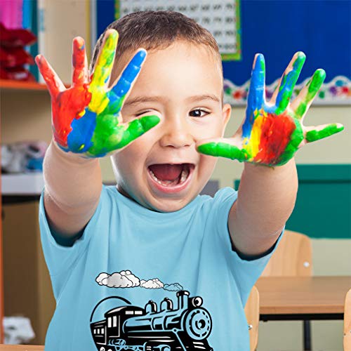 Toddler T-Shirt Trains Vintage Trains Cotton Steam Locomotive Boy & Girl Clothes Steam Train Baby Funny Tee Kelly Green Design Only 3T2