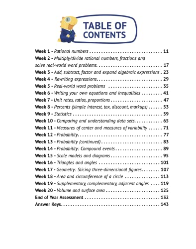 7th Grade Common Core Math: Daily Practice Workbook - Part I: Multiple Choice | 1000+ Practice Questions and Video Explanations | Argo Brothers (Next Generation Learning Standards Aligned (NGSS)) - Image 3