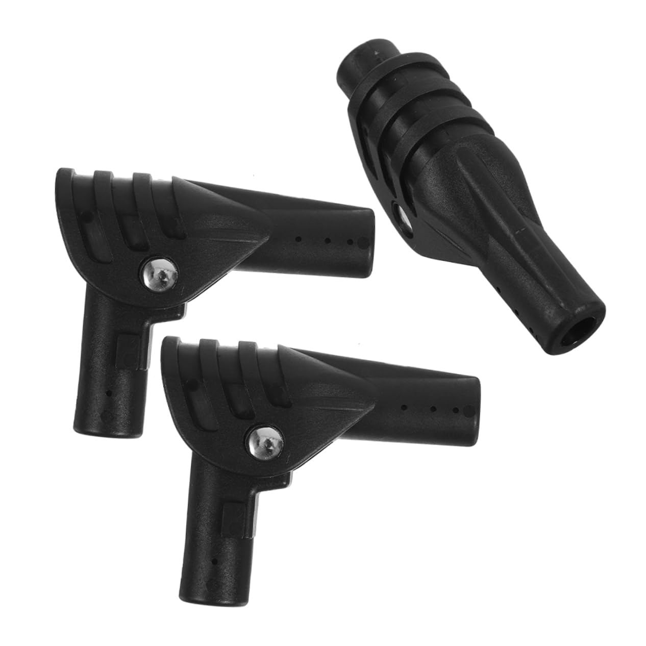 ibasenice Joint De Tente Tige De Support De Tente Accessoire De Tente Composant De Tente Tiges Joint Pliant pour Tente Articulation du Poteau De Support Nylon Black