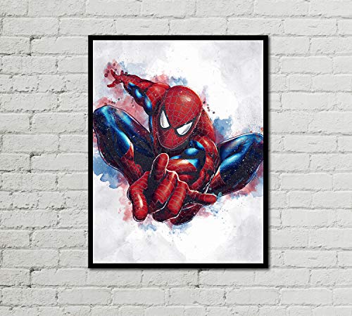 Bekata Spiderman Poster - Marvel Poster - Avengers Poster - Unframed Poster - Printed Poster - Watercolor Art - Fan Art - Wall Art - Home Decor