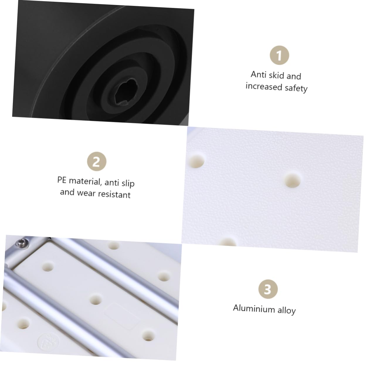UPKOCH Taburete Telescópico Ajustable De Baño Asiento Resistente para Ducha Antideslizante Color Aleatorio para Ancianos y Personas Movilidad Reducida