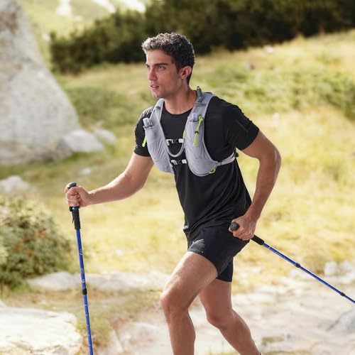 Image of N NEVO RHINO 5.5L Running Vest for Women Men, Lightweight Hydration Vest with 1.5L Water Bladder, Breathable Water Backpack for Hiking Marathon Running
