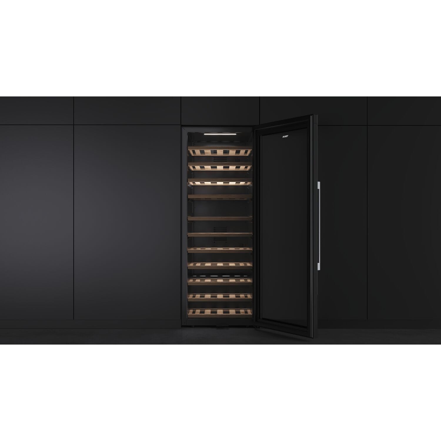 Teka Vinoteca de Libre Instalación 51 Botellas, Iluminación LED, Control Electrónico de Temperatura, Capacidad Total 159 Litros, Patas Regulables, Modelo RVF 10051 GBK