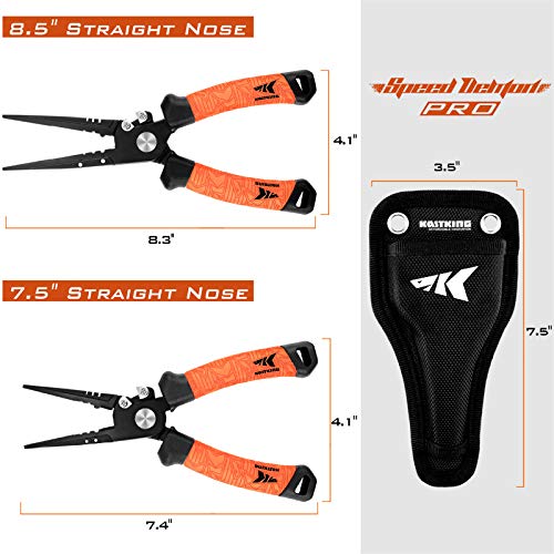 Image of KastKing Speed Demon Pro Fishing Pliers, Straight Nose, 8.5 inch