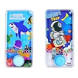 VIVA IL DIVERTIMENTO: Questo flipper ad acqua è un ottimo modo per i bambini e gli adulti di sviluppare la loro destrezza manuale mentre si divertono. Questo gioco di pazienza è lo strumento perfetto per aiutarti a rilassarti e passare il tempo.
