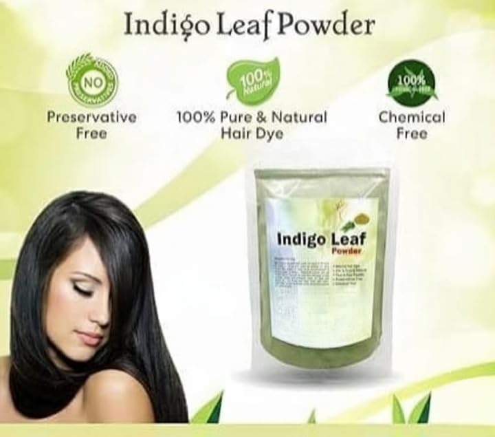 Indigo Leaf Powder For Hair (100 Grams) (Pack of 1)