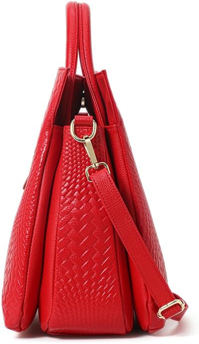Genuine leather women's 2025 handbag women's large versatile shoulder atmospheric cowhide mother crossbody bag - Image 6