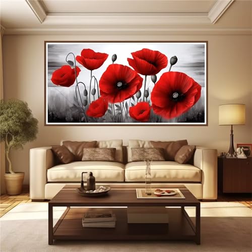 Peinture Diamant Adulte Fleur 60x120cm Broderie Kit Complet - 2