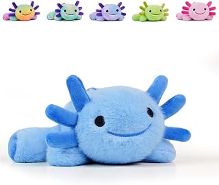 Stuffed Axolotl Plush,Axolotl Toy,8.66" Axolotls Plush Toy,Birthday Gift for Boys and Girls Gift for Christmas.(Blue,1 Pack)