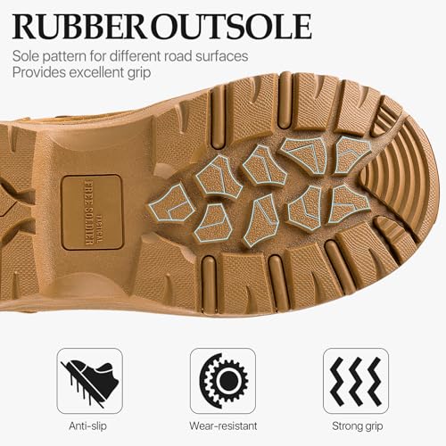 Image of FREE SOLDIER Men's LT Military Tactical 8 inch Daily Work Boots