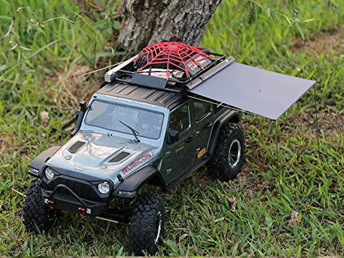 Simulation Rooftop Tent Luggage Net Side Tent for RC 1/10 SCX10 D90 Crawler Car Accessory