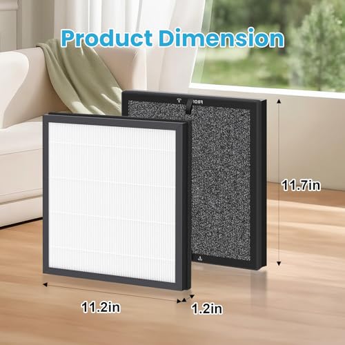 Image of 2 Pack HAP605 Replacement Filter for FreAire HAP605 HAP607 Air Purifier