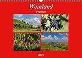 Weinland Franken (Wandkalender 2019 DIN A3 quer): Das Fränkische Weinland liegt am Maindreieck - umrahmt vom Spessart, der Rhön, dem Steigerwald und ... (Monatskalender, 14 Seiten ) (CALVENDO Orte) - Hans Will