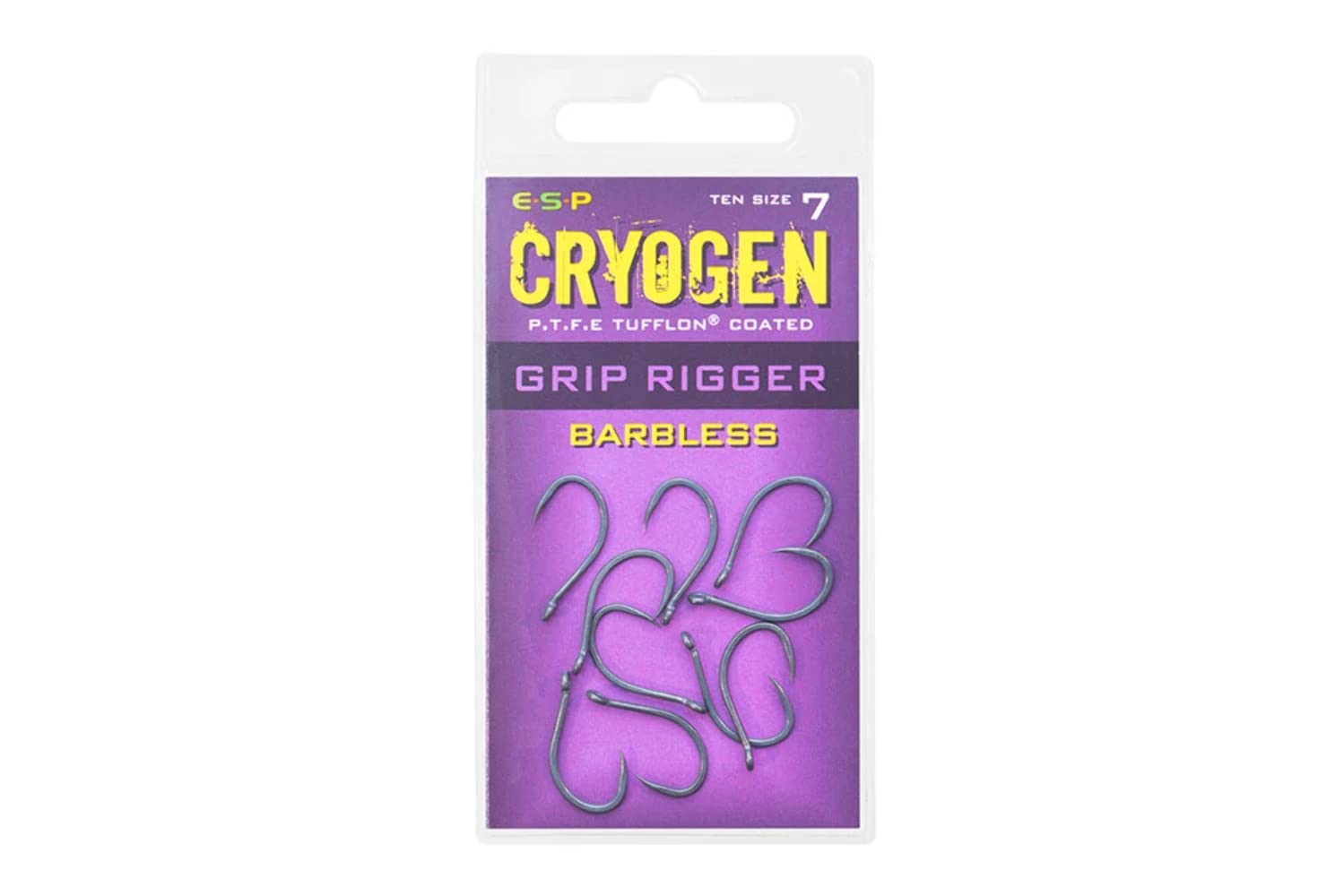 ESP Cryogen Grip Rigger Barbless Carp Hooks: 6