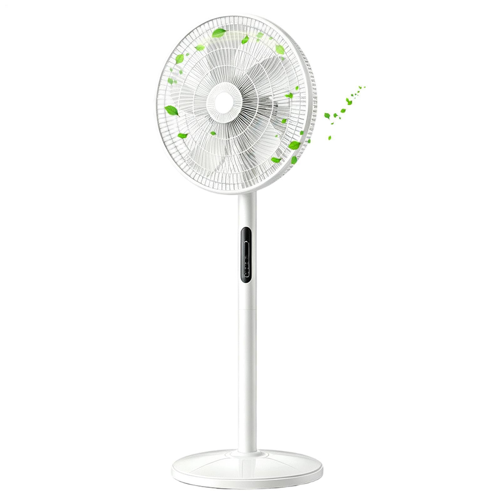 Ventilatore a Piantana Oscillante Raffreddamento A 8 Velocità | Ventilatore Silenzioso Rinfrescante per Proprietari di Casa, Affittuari, Camera da , Studio, Ufficio, Appartamento, Camper