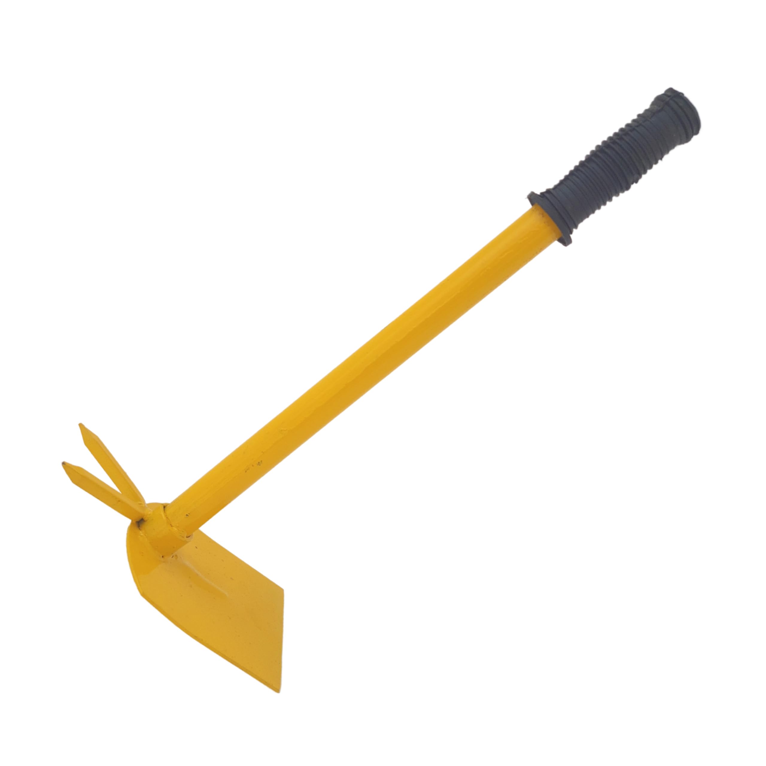 Hectare Traditional Garden Hoe with 2 Prong | Gardening, Weeding Hand Tool - Yellow. (B0CV3MXCG6) Amazon Price History, Amazon Price Tracker
