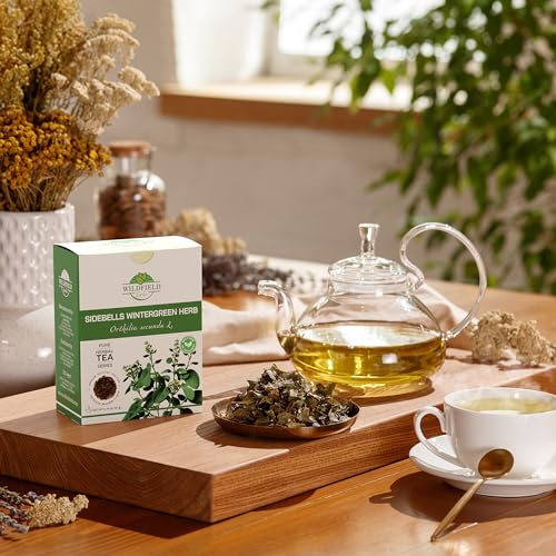 Image of 1.8 oz. Dried Cut Sidebells Wintergreen Herb Tea (Orthilia Secunda) - 50 g One-Sided Wintergreen Herbal Tea Orthilia (Peralito)