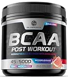 Muscle Recovery Drink Powder with BCAA, L-Glutamine & Amino Acids - Best Muscle Recovery Supplements for Post Workout - Sugar Free, Branched Chain Amino Acid Supplement for Women & Men - 45 Servings