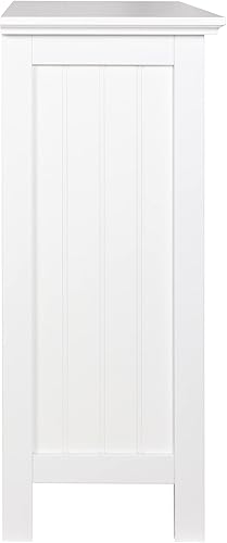 Miniatura 7 de eHemco Estantería de 3 niveles con 2 soportes arqueados, 40 pulgadas, color blanco