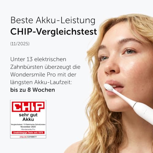 WonderSmile Schallzahnbürste Pro Ultimate Black – Testsieger 2026* – IPX8 – Ansicht 2
