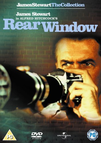 Rear Window DVD 1954 James Stewart película clásica de intriga